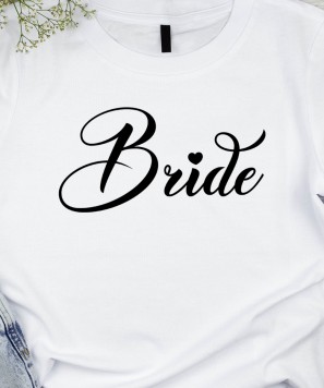 Tricou personalizat Bride Little Heart